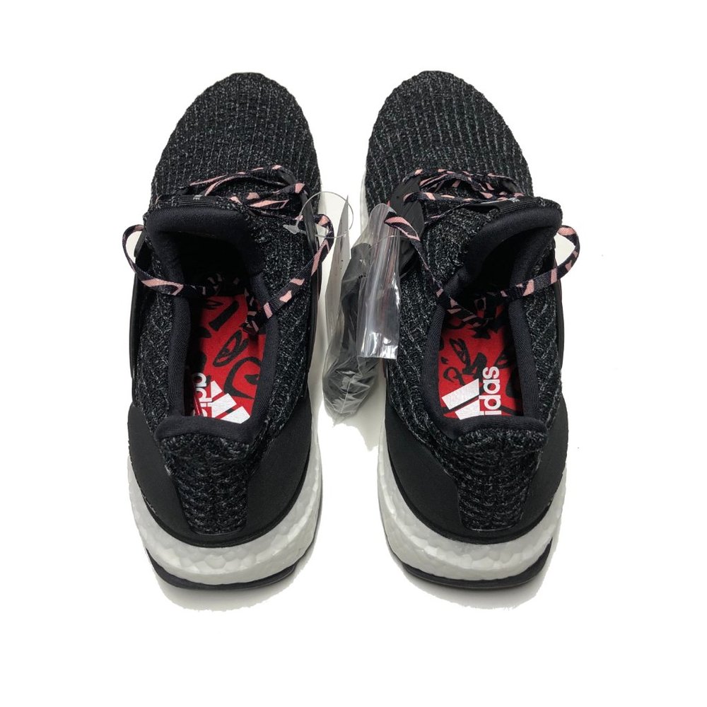 adidas Ultraboost Core Black / Scarlet Mens Shoes - Picture 5 of 6